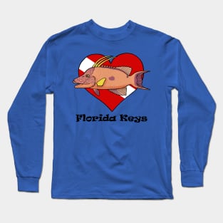 Florida Keys Hogfish Long Sleeve T-Shirt